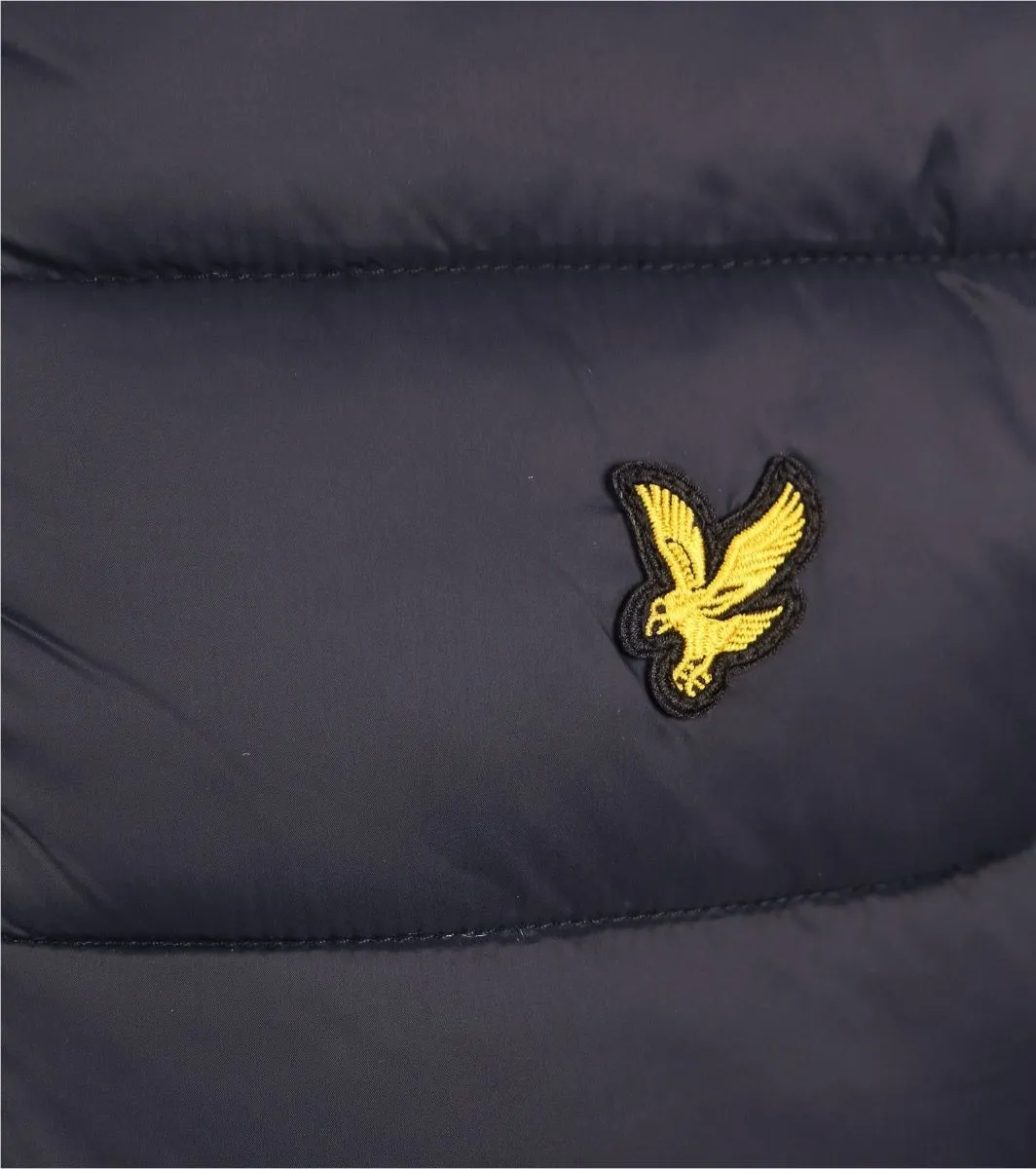 Lyle Scott Wadded Quilted Jacket Dark Navy