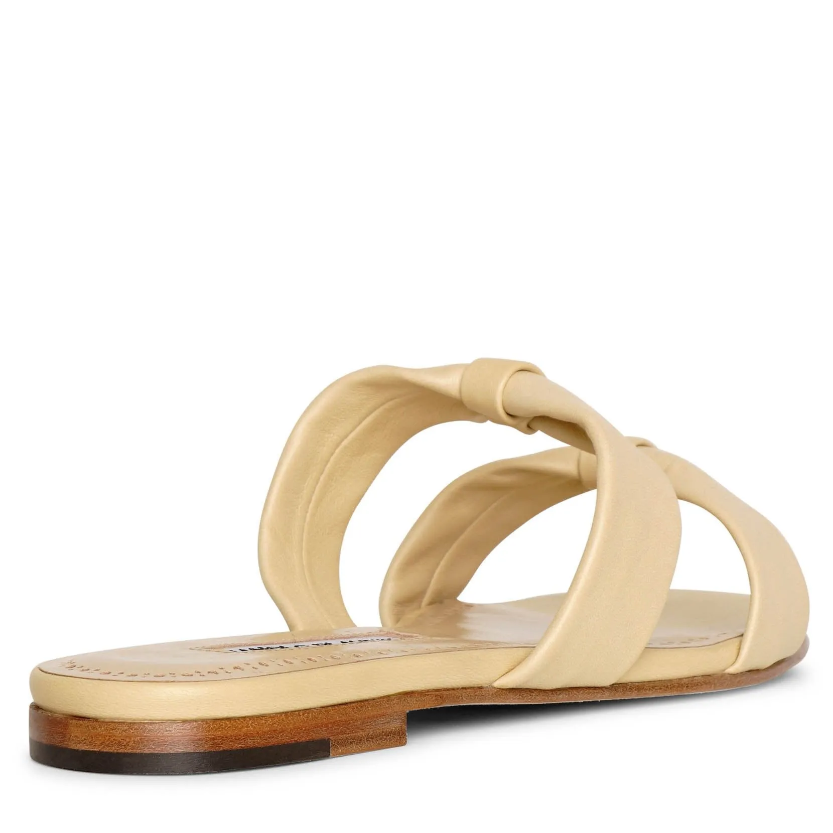 Manolo Blahnik Leather Flat Sandals