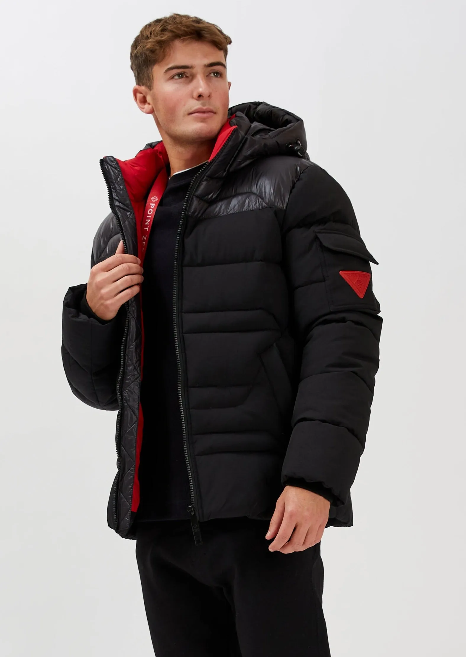 MAURICE Engineered Quilted Puffer Bomber Jacket