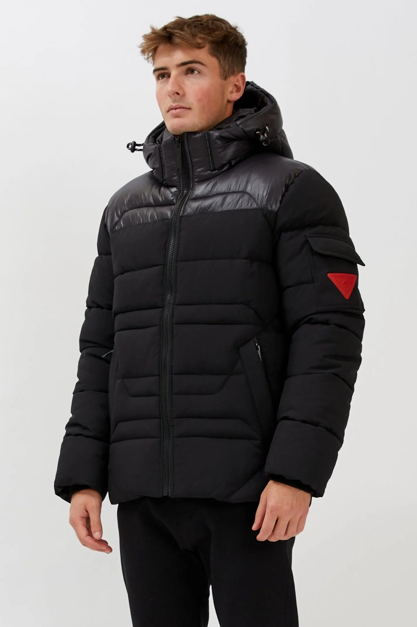 MAURICE Engineered Quilted Puffer Bomber Jacket