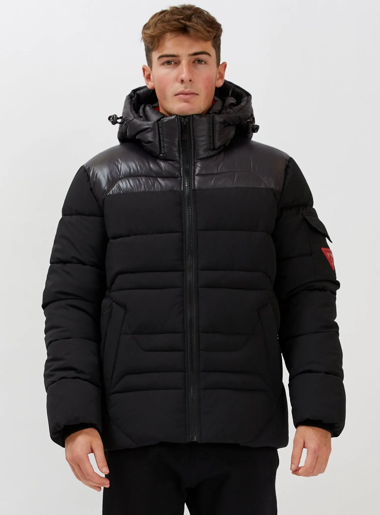 MAURICE Engineered Quilted Puffer Bomber Jacket