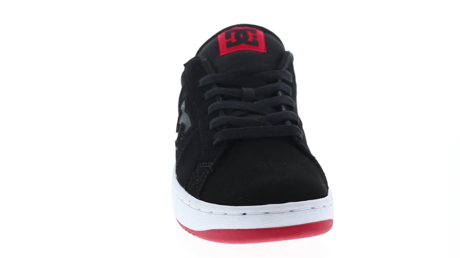 Mens Black Nubuck Skate Sneakers Shoes - DC Striker ADYS100624-XKSR