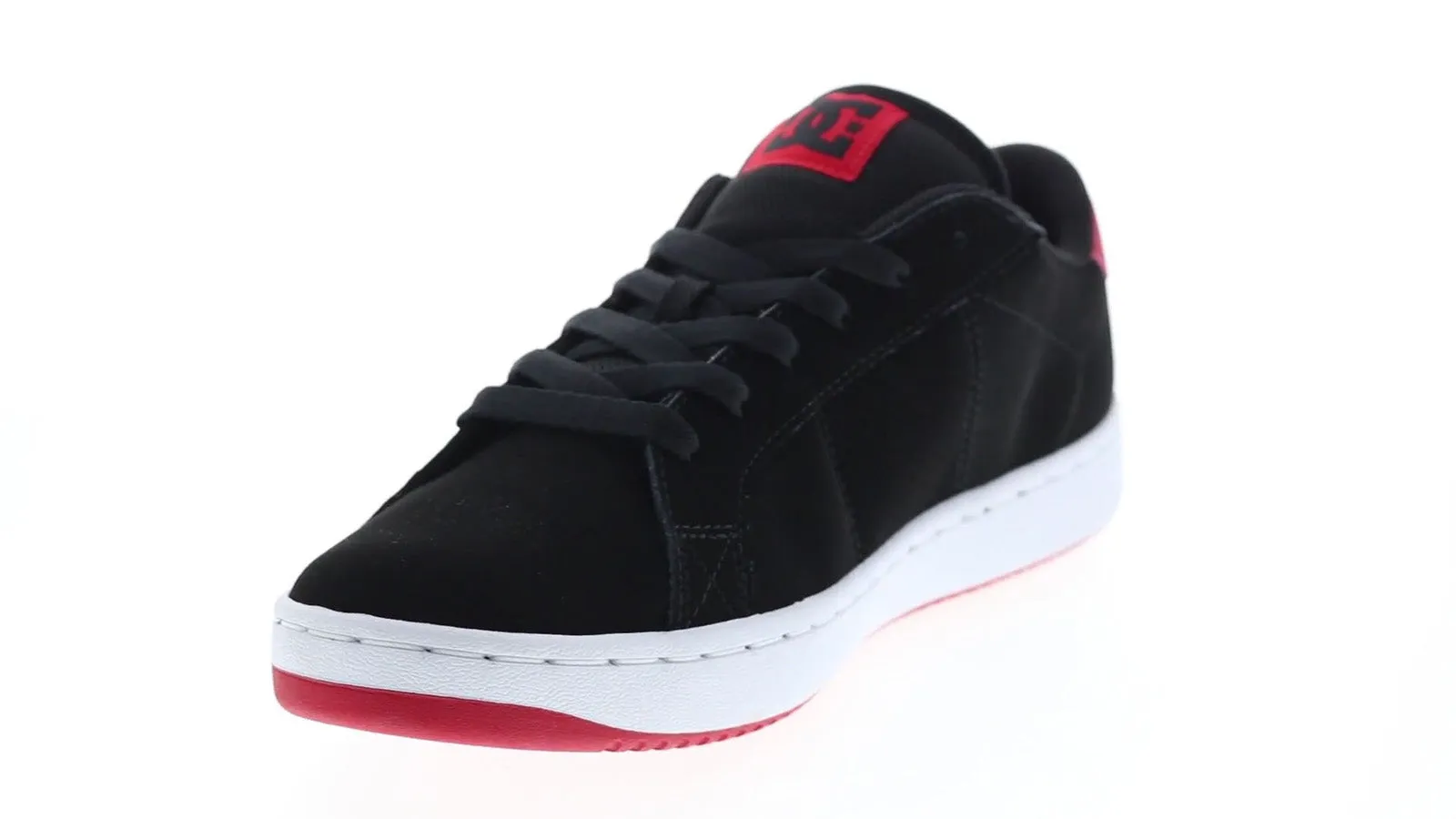 Mens Black Nubuck Skate Sneakers Shoes - DC Striker ADYS100624-XKSR