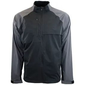 Men's Black Weatherknit Full Zip Jacket - Greg Norman.