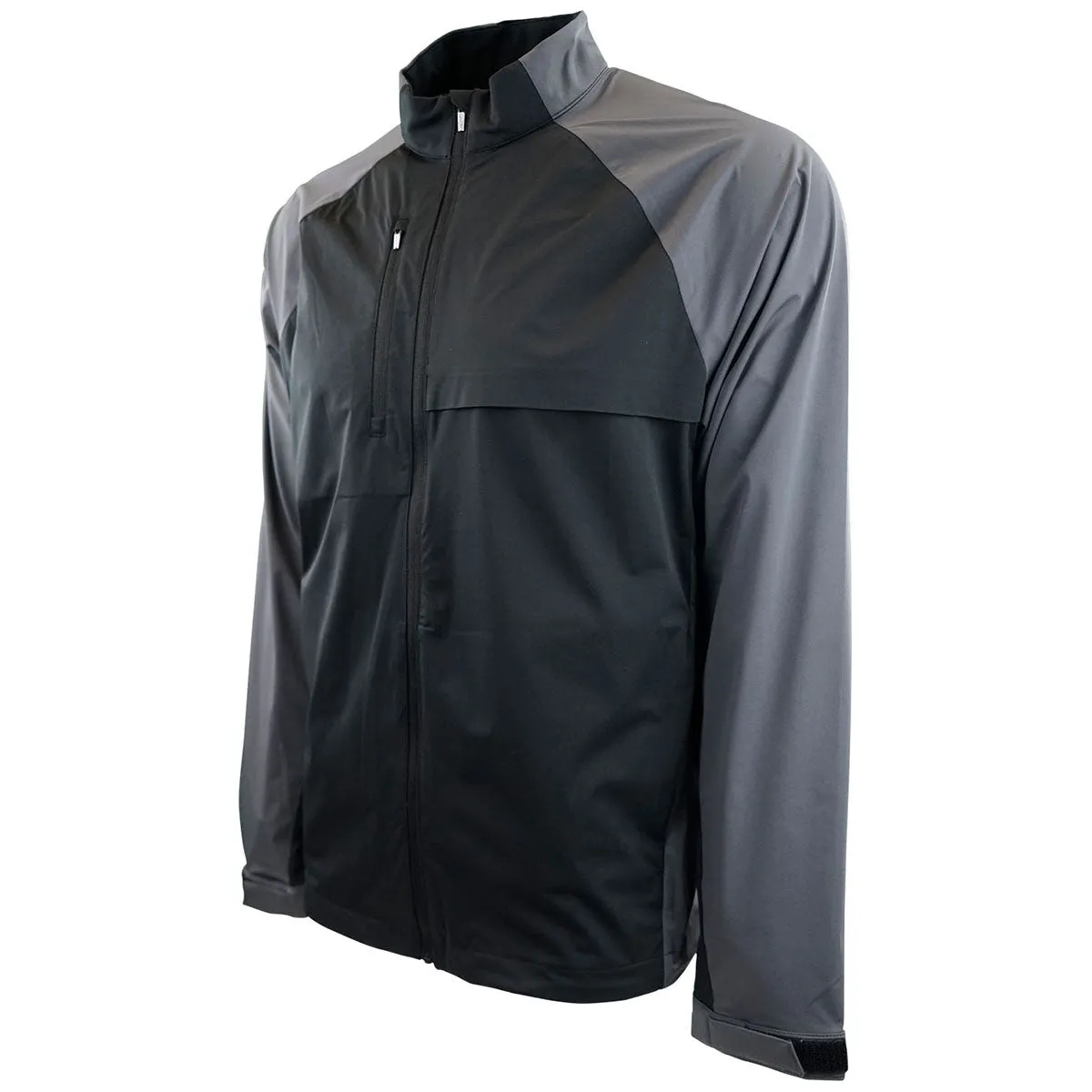 Men's Black Weatherknit Full Zip Jacket - Greg Norman.