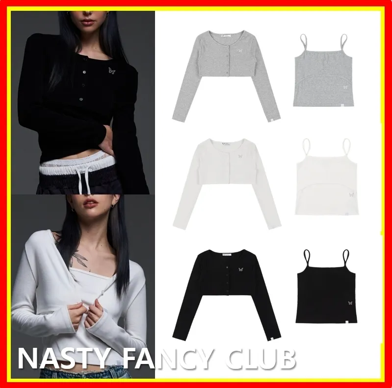 NASTY FANCY CLUB Street Style Cardigans