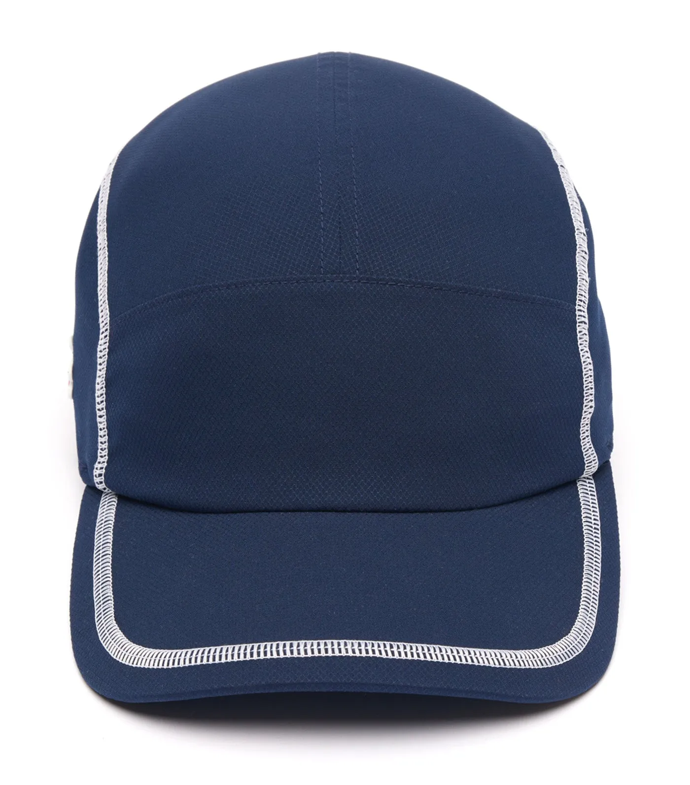 Navy Blue Colourblock Tennis Cap