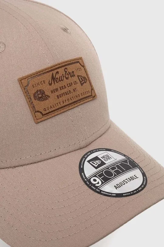 Beige New Era Baseball Cap