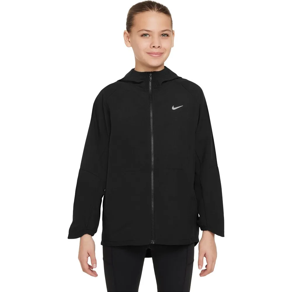 Nike Kids Black Dri-Fit UV Training Jacket