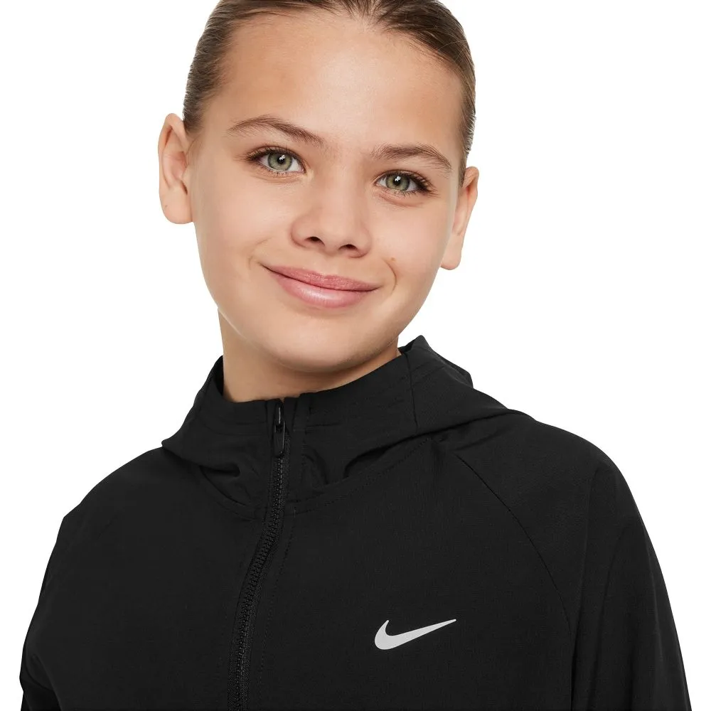 Nike Kids Black Dri-Fit UV Training Jacket