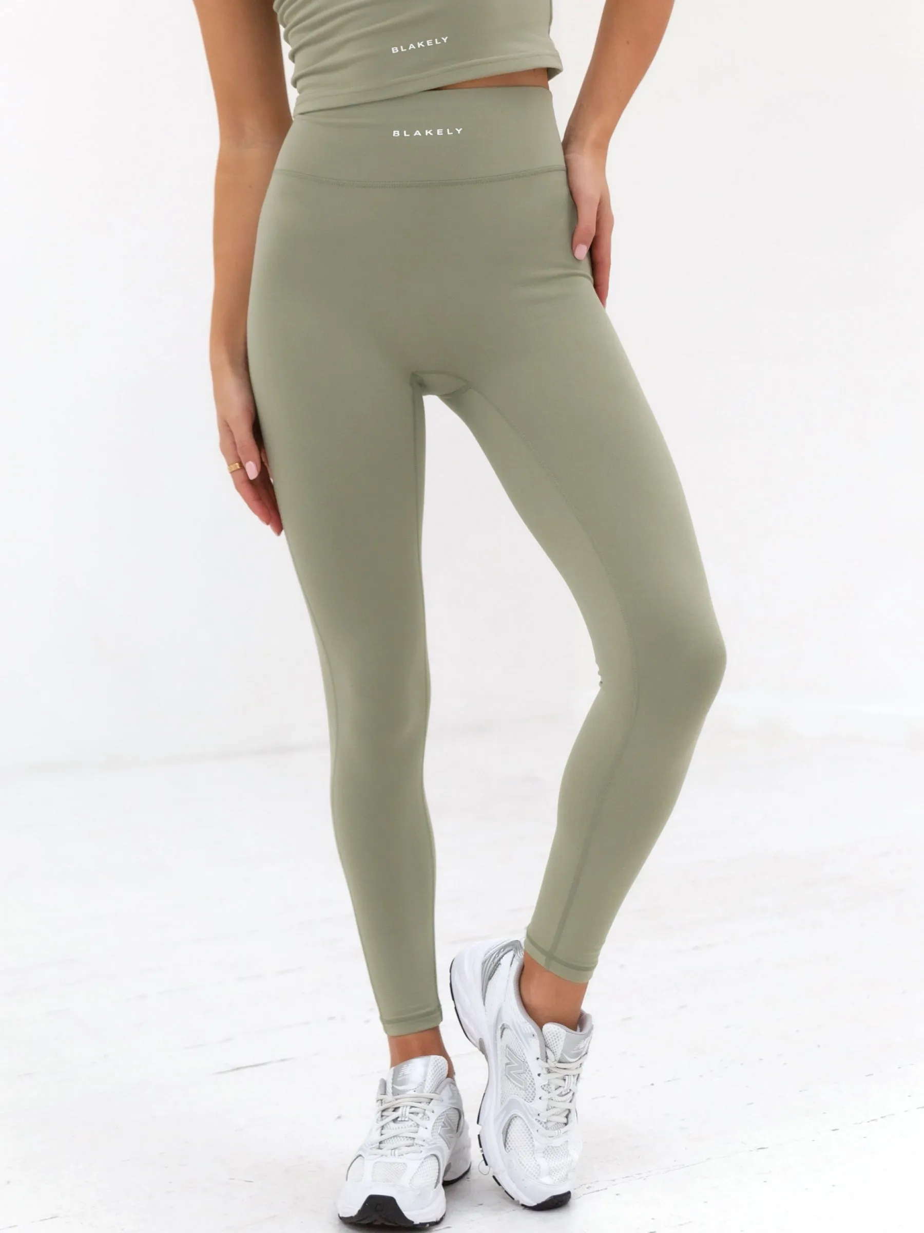 Olive Active Leggings - Best Quality