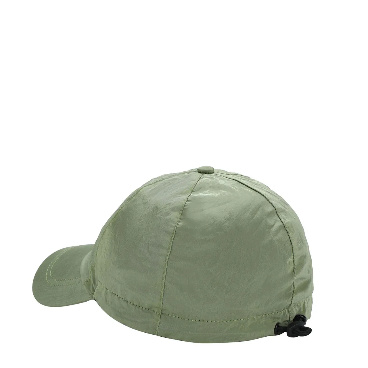 Olive Stone Island Nylon Metal Cap