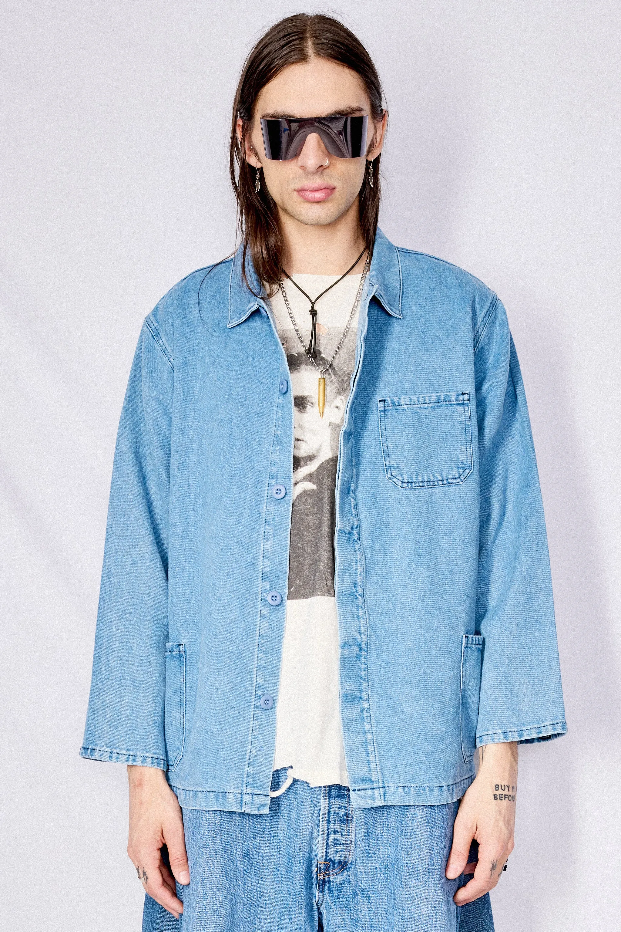 Olympic Denim Jacket in Light Wash