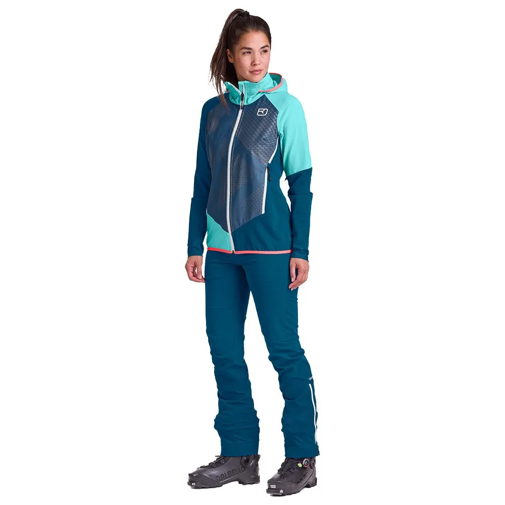 Ortovox Col Becchei Petrol Blue Ski Jacket