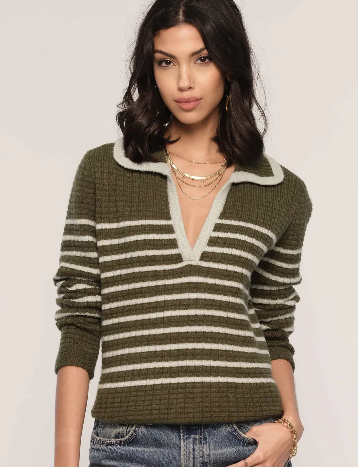 Patterned Knit Pullover