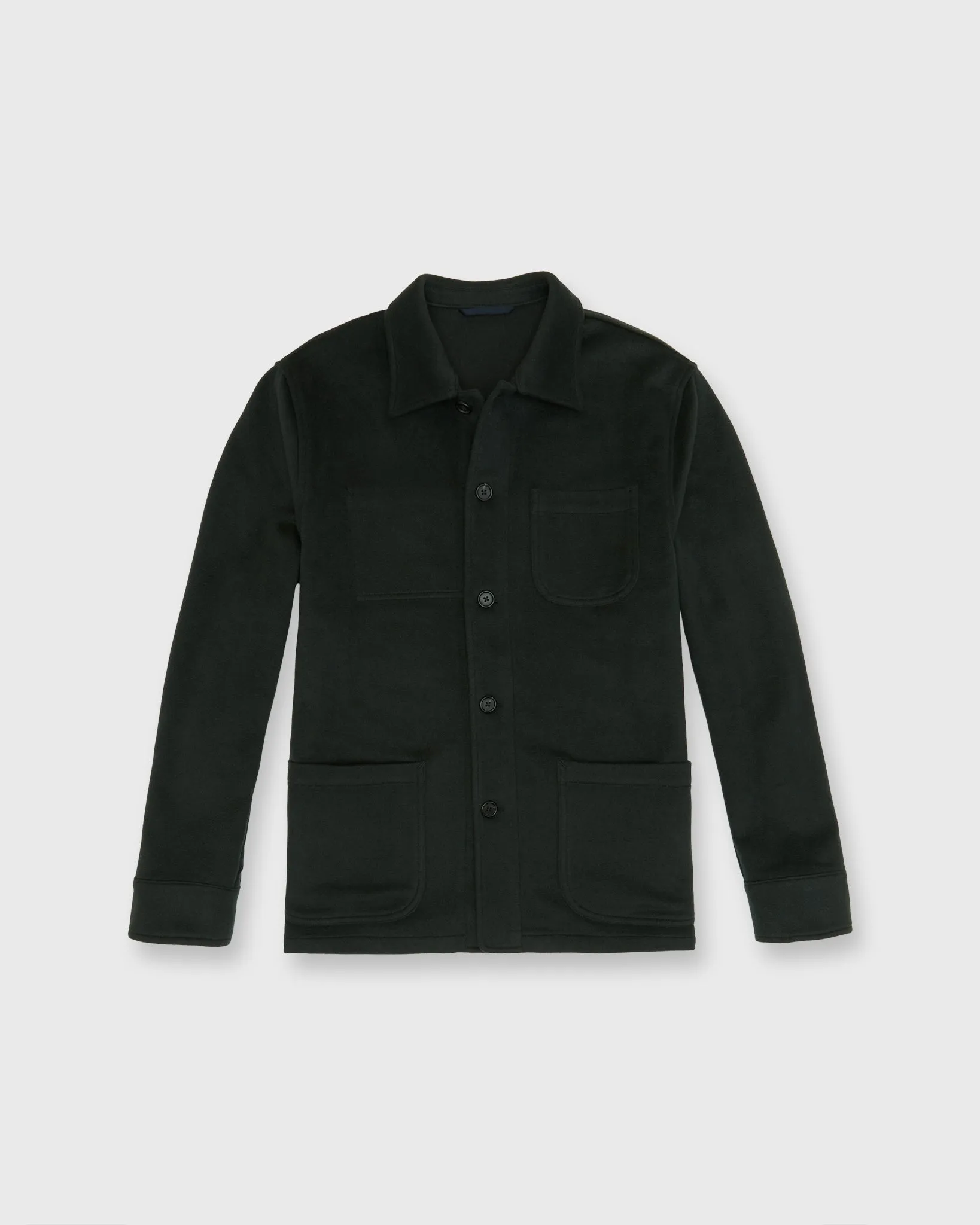 Pine Cashmere Flannel Chore Jacket - Shop Now