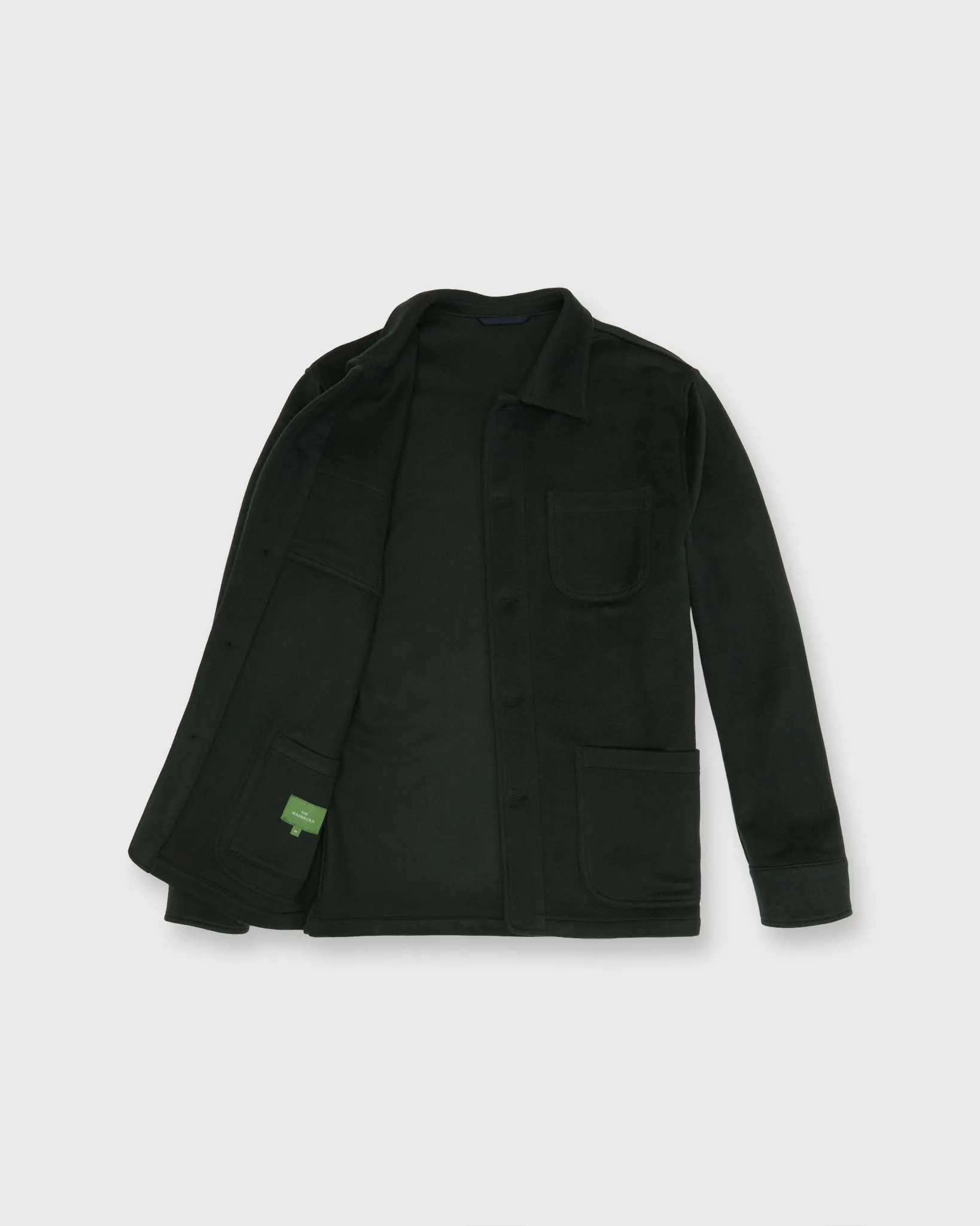 Pine Cashmere Flannel Chore Jacket - Shop Now