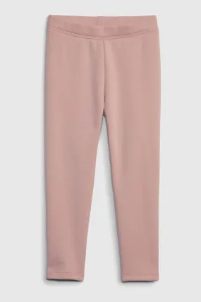 Pink Fleece-Lined Leggings