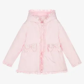 Pink Girls Puffer Coat with Hood