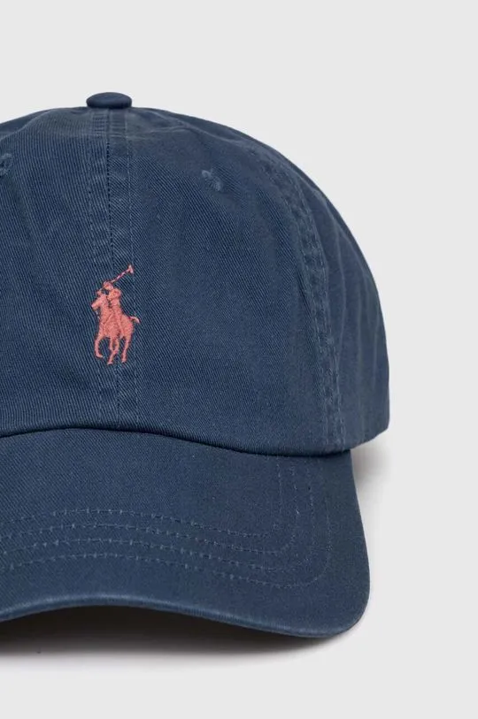 Orange Polo Ralph Lauren Cotton Baseball Cap