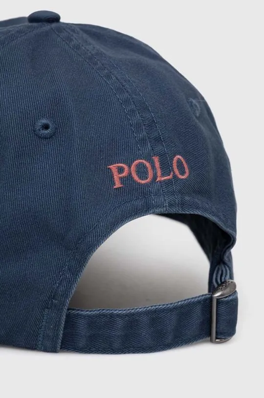 Orange Polo Ralph Lauren Cotton Baseball Cap