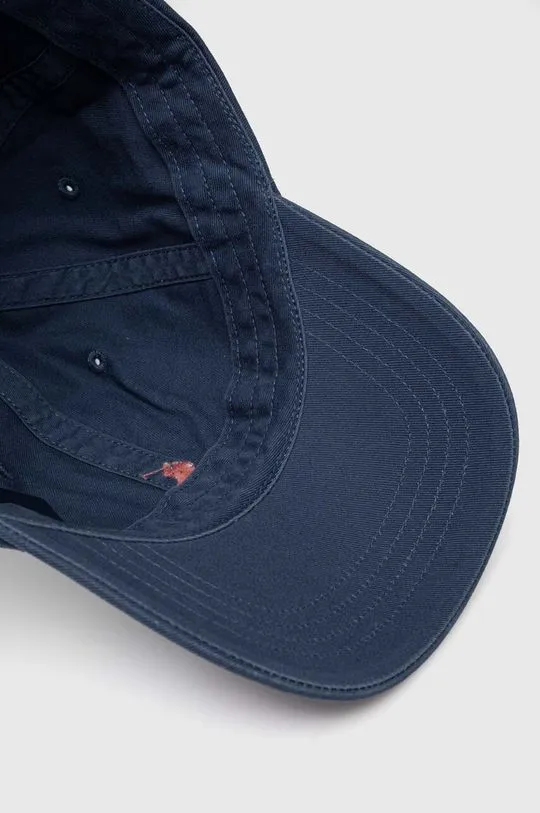 Orange Polo Ralph Lauren Cotton Baseball Cap