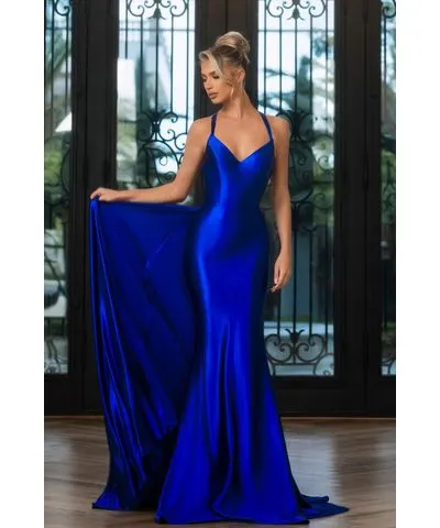 Crisscross Back Prom Dress PS25349 by Portia and Scarlett