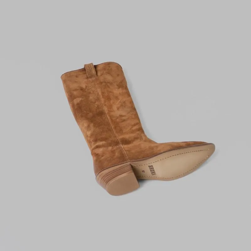 Raiddan Cognac Western Boots