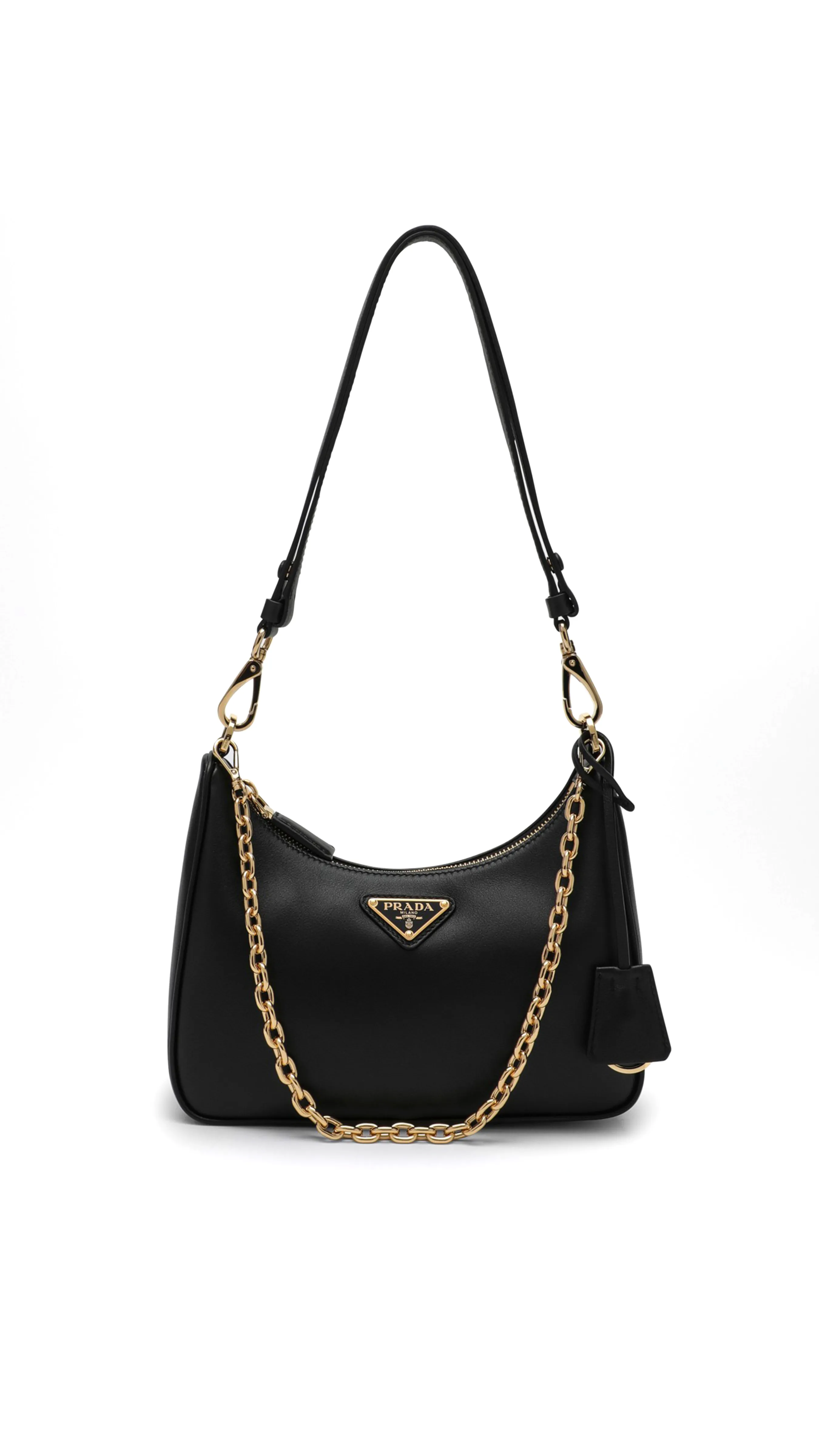 Black Re-Edition Mini Nappa Leather Bag