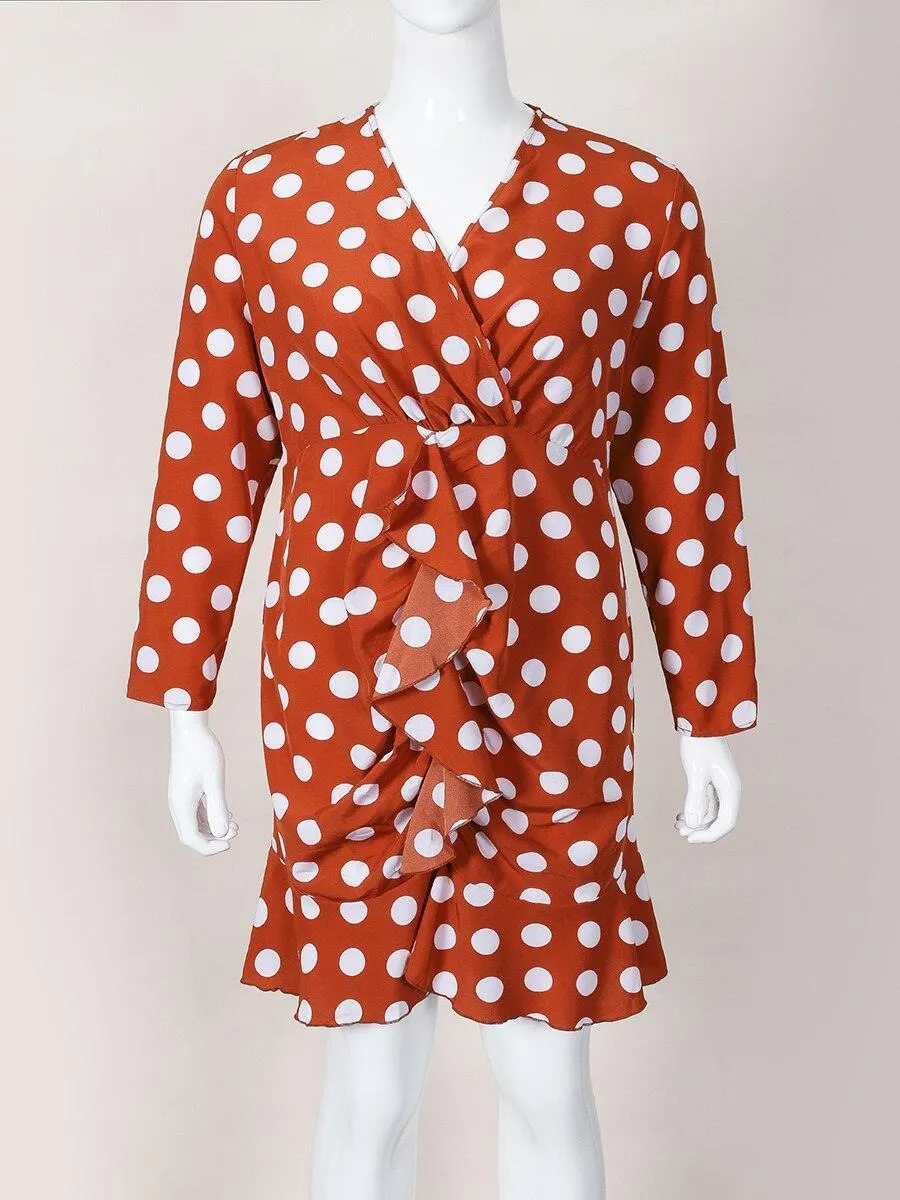 Red Polka Dot Party Dress