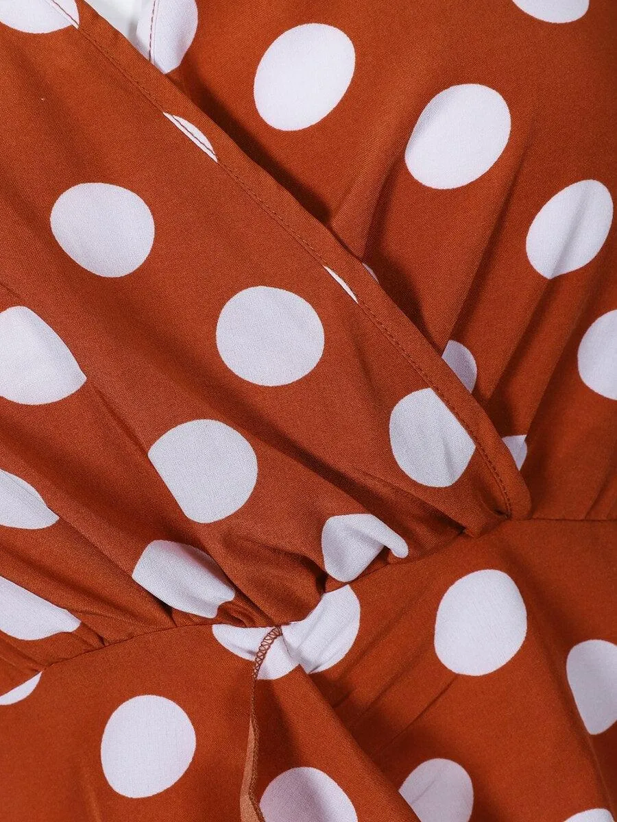 Red Polka Dot Party Dress