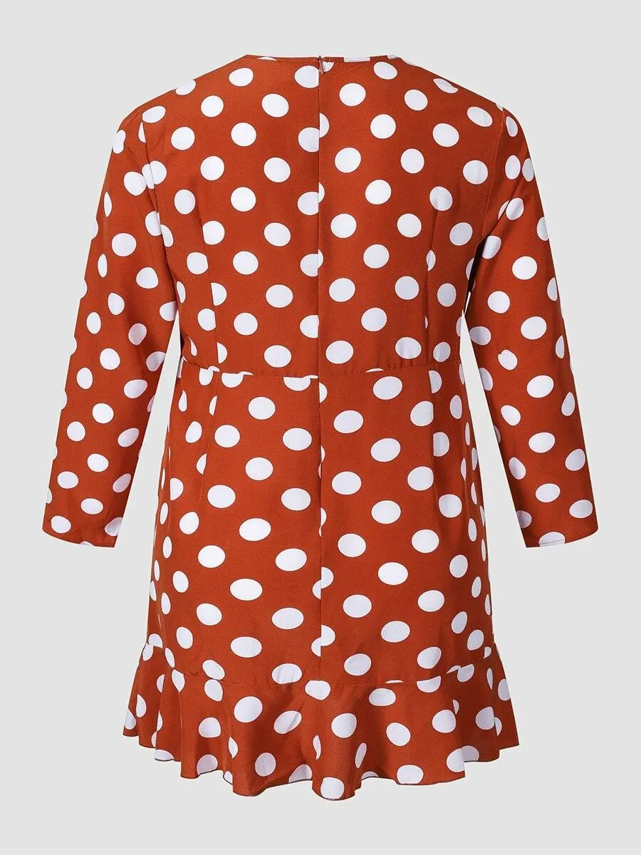 Red Polka Dot Party Dress