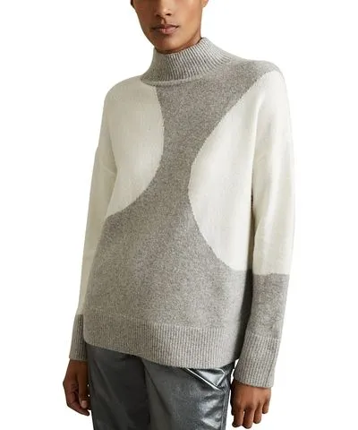 Reiss Georgia Funnel Neck Sweater