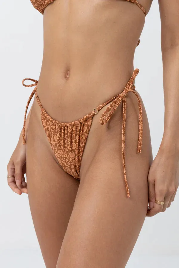 Rhythm Paisley Tie Side Bikini Bottom