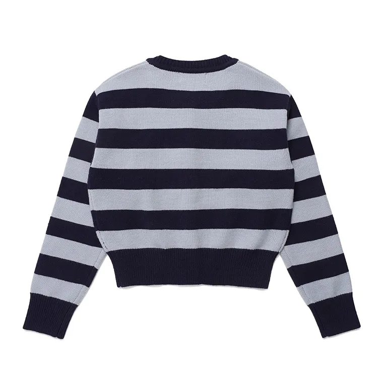 Rolarola Long Sleeves Stripes Casual Style Nylon Street Style