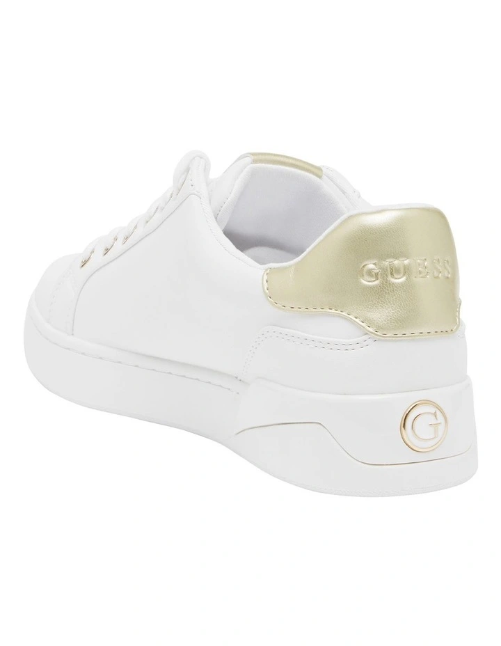 Roria A White Gold Sneaker