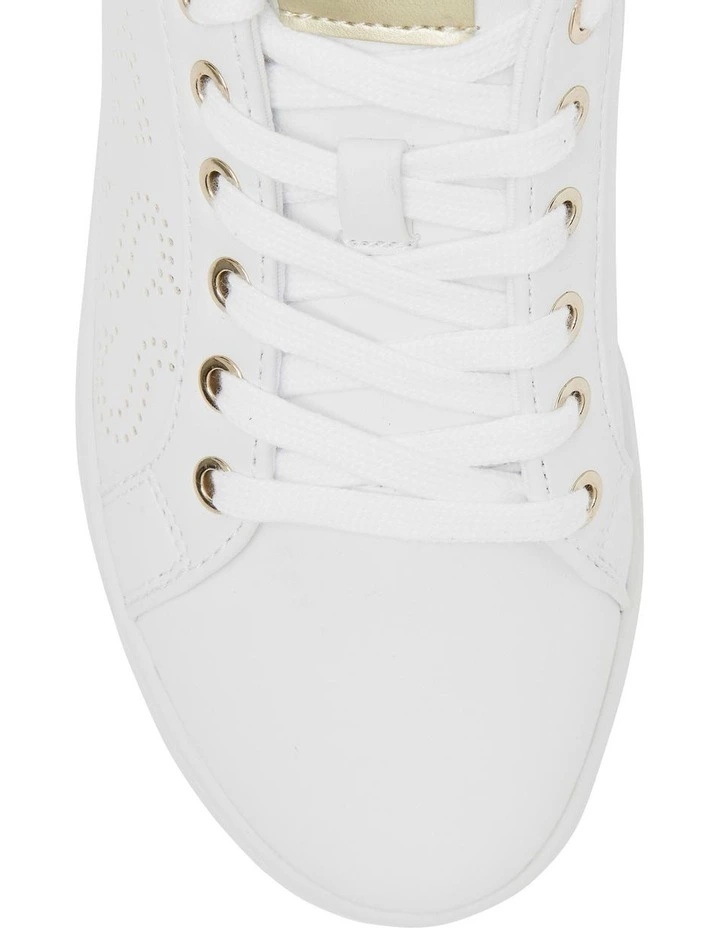 Roria A White Gold Sneaker