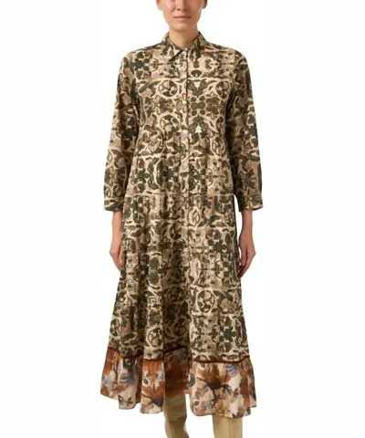 Ro's Garden Jinette Maxi Dress In Brownjay for Women