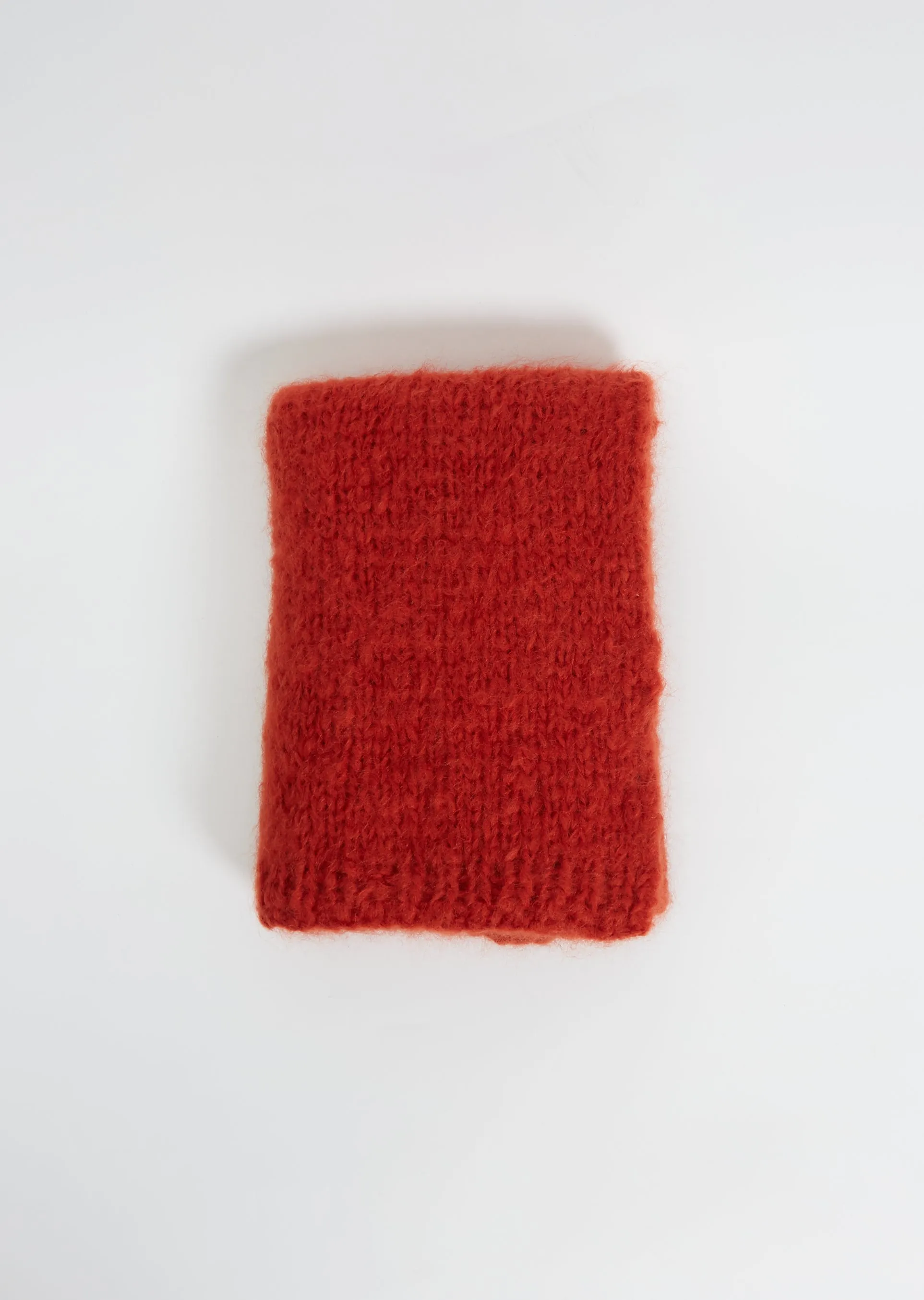 Rust Mohair Scarf