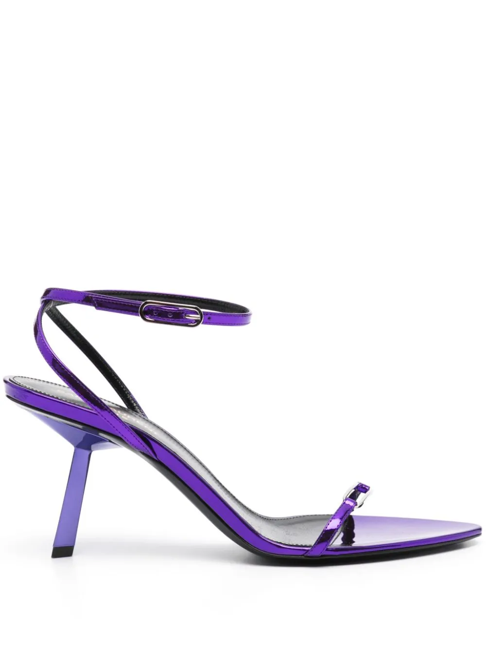 Purple Saint Laurent Kitty Sandals - Luxury Footwear