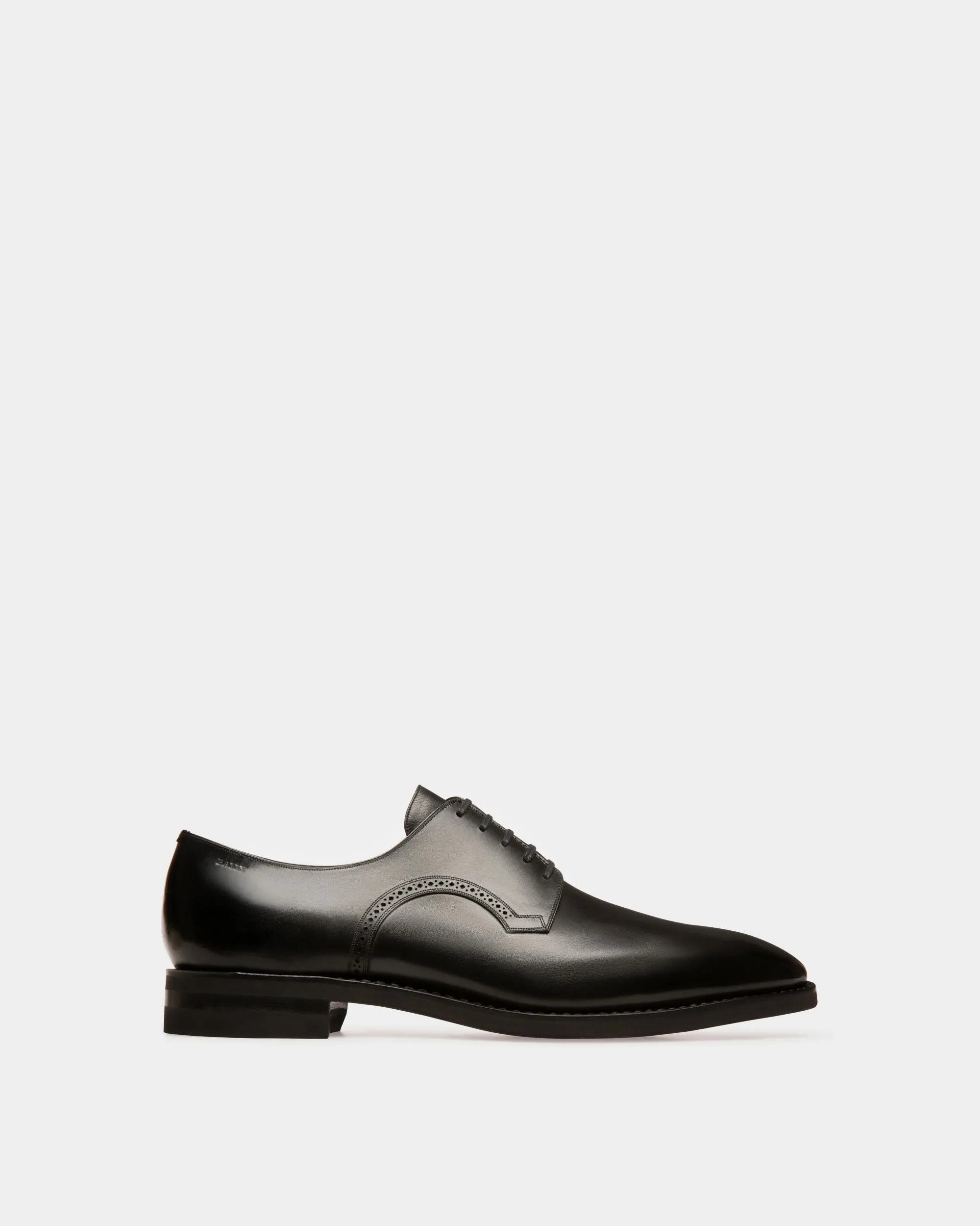 Order Scribe Novo Derby Shoes in Black Leather Online