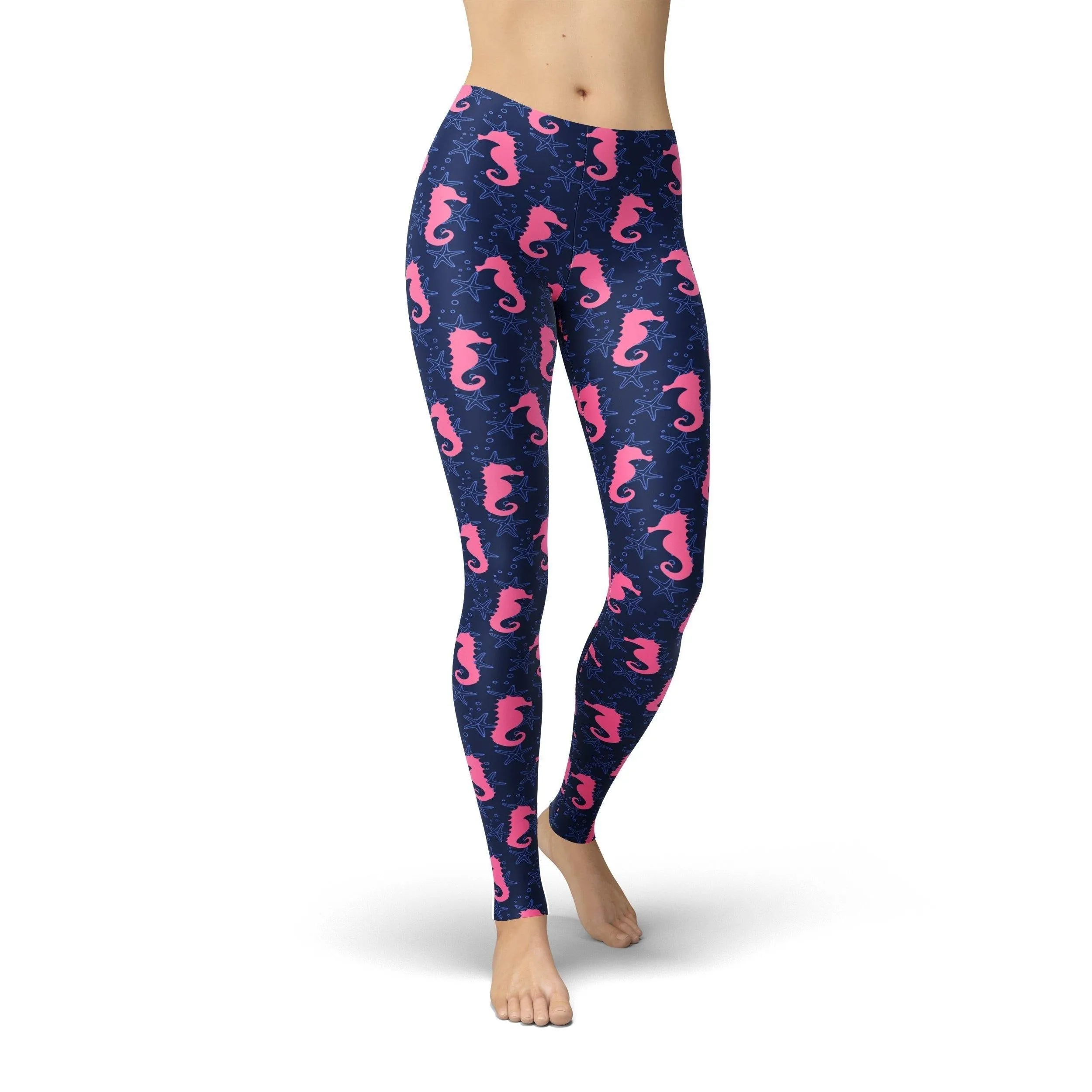 Seahorse Pattern Leggings