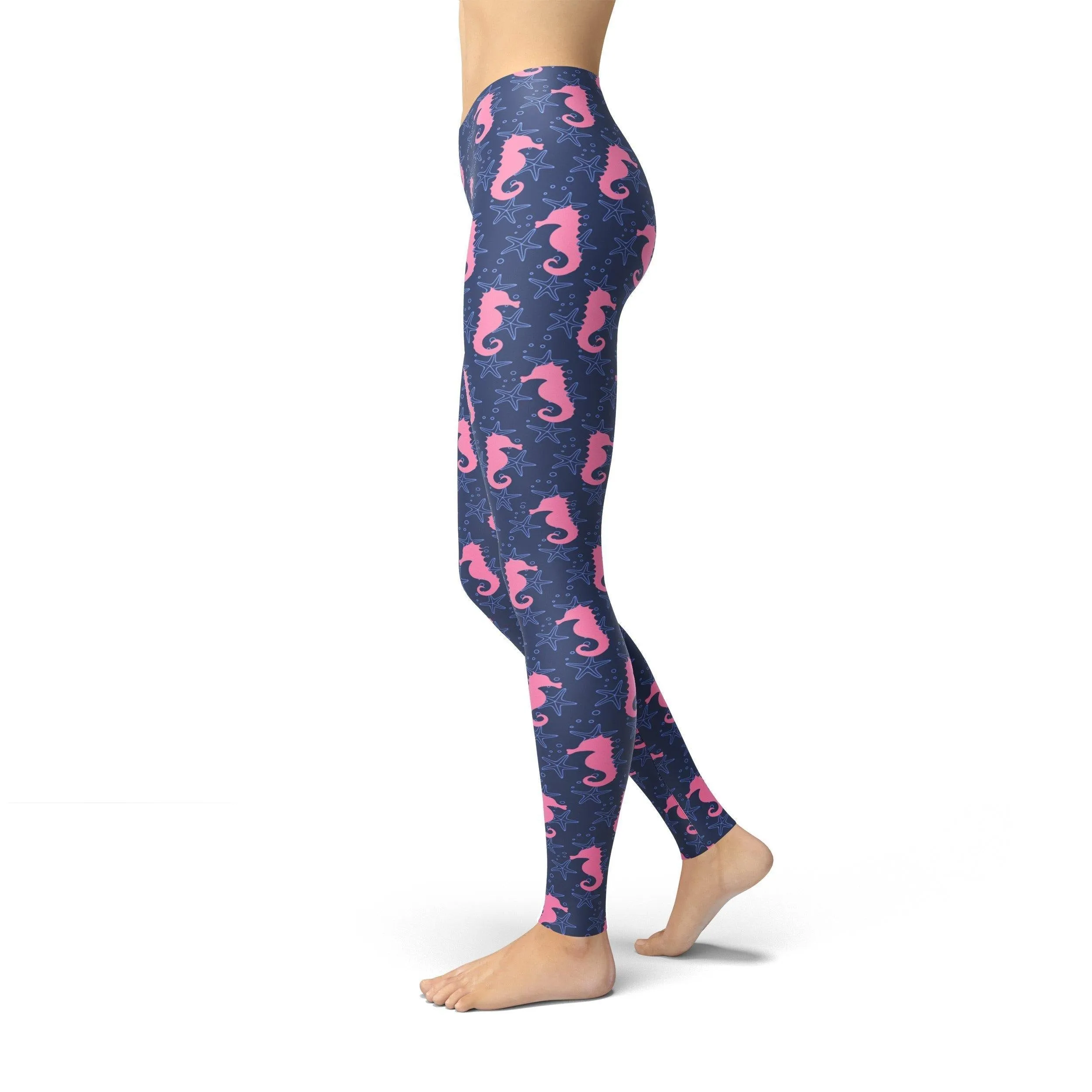 Seahorse Pattern Leggings