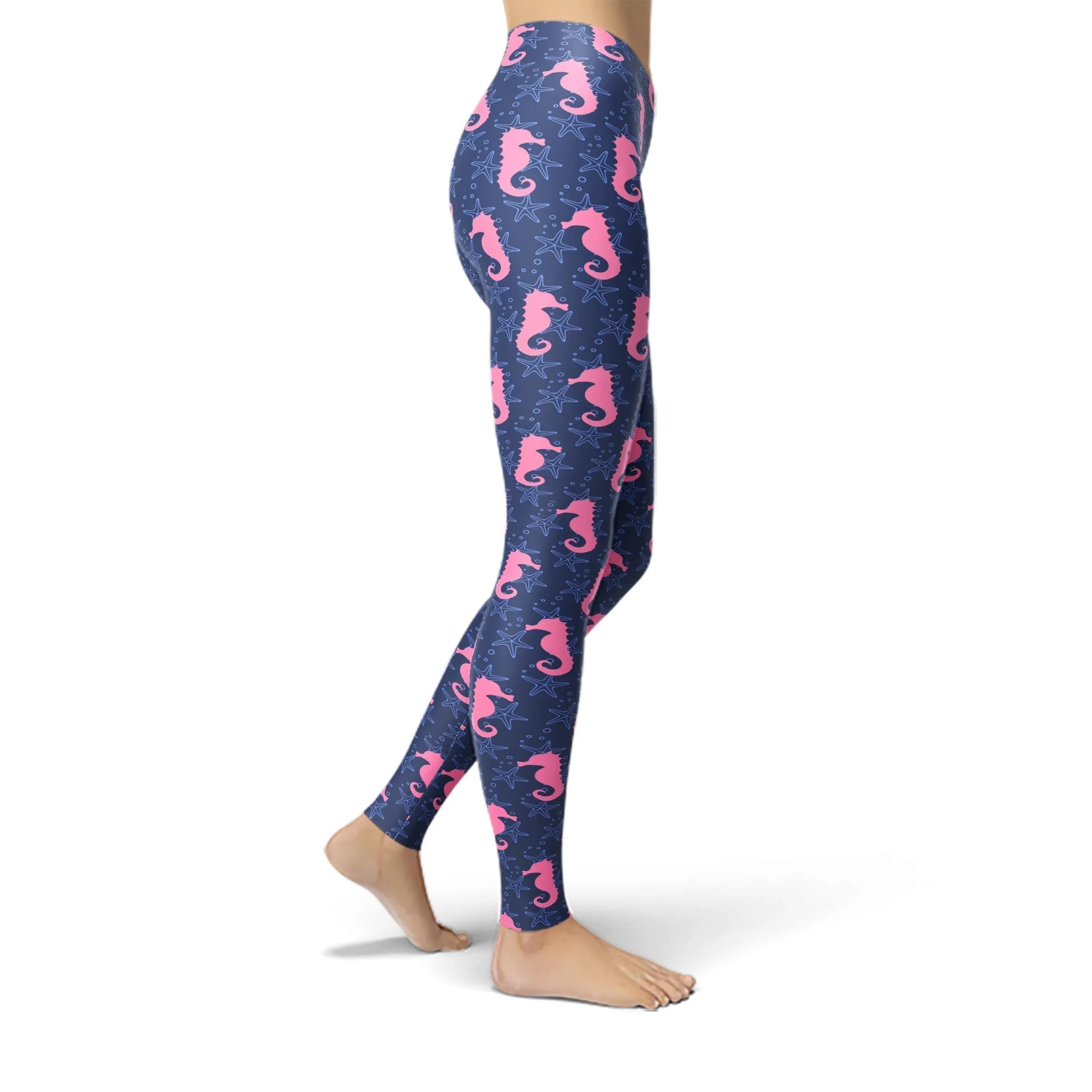 Seahorse Pattern Leggings