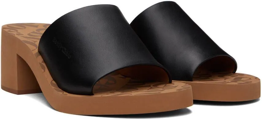 See by Chloé Black Essie Sandals