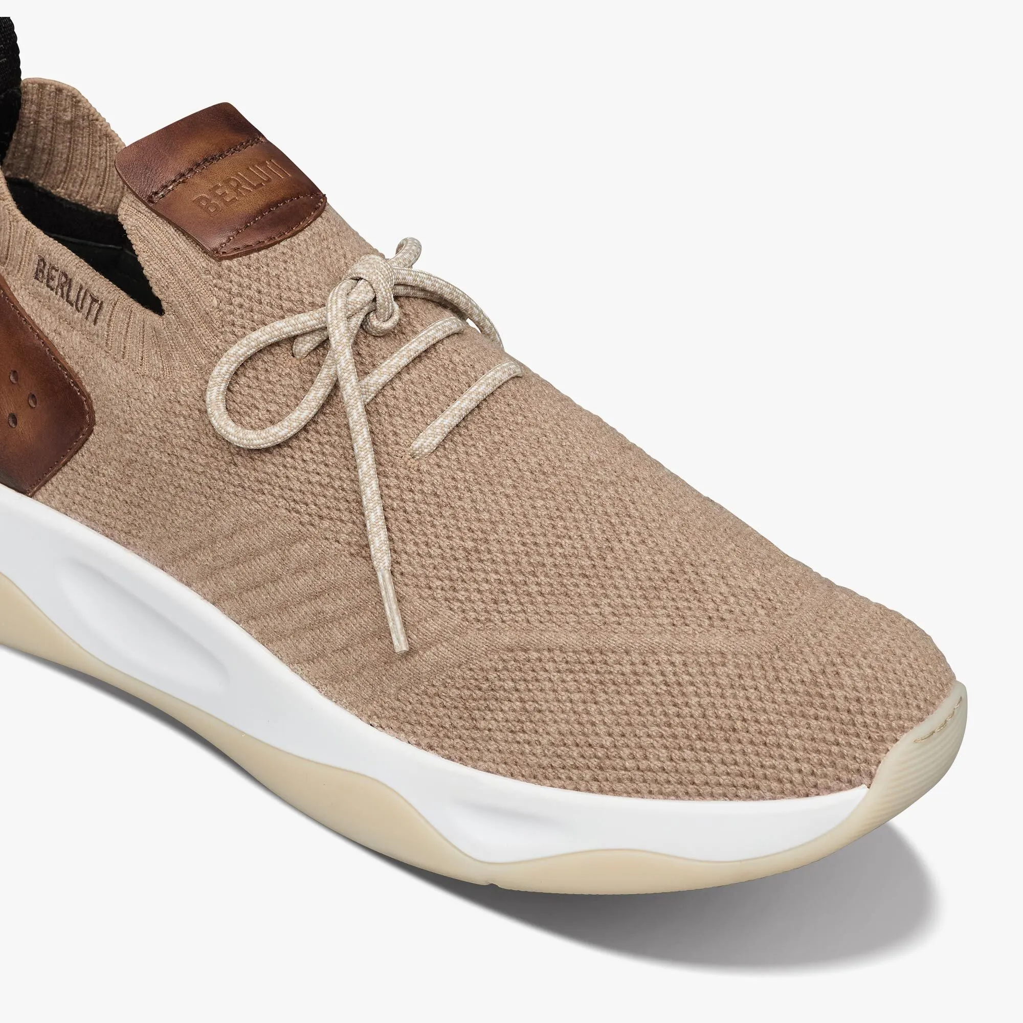 Shadow Cashmere Leather Sneaker