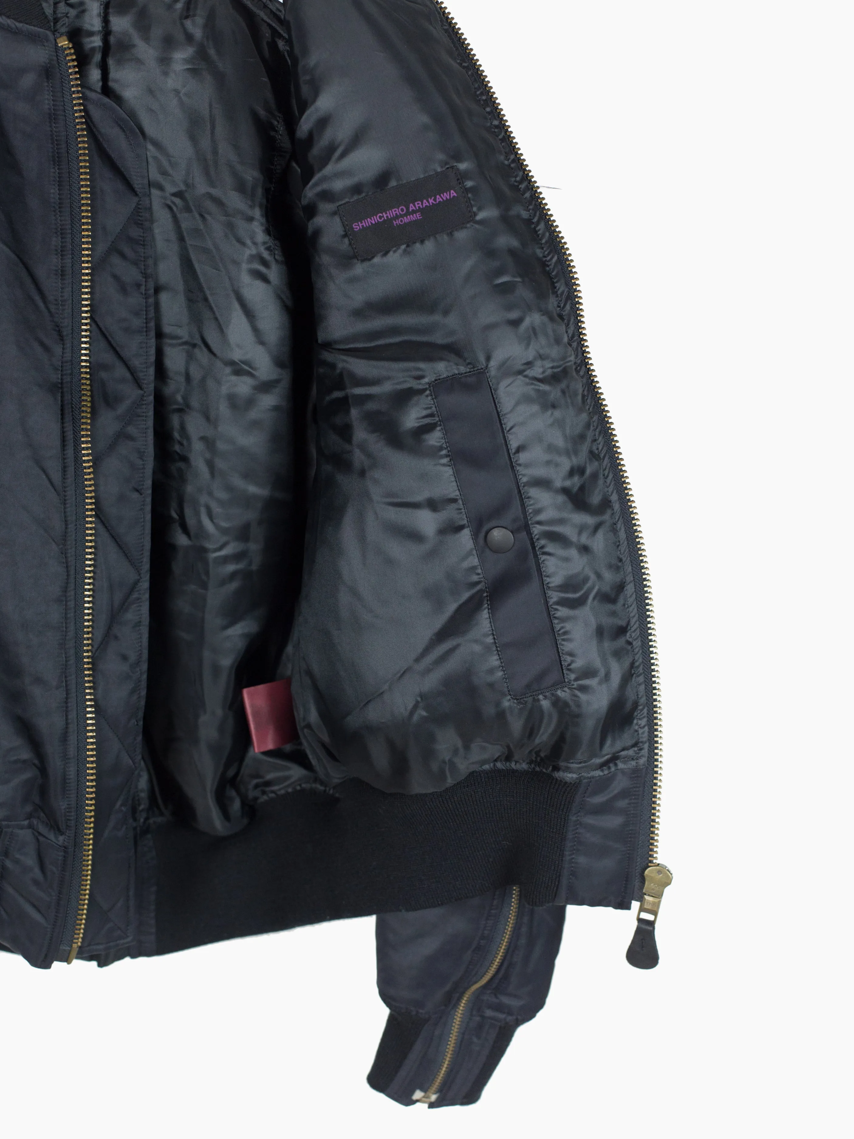 Shinichiro Arakawa 90s Tri-Zip Bomber Jacket