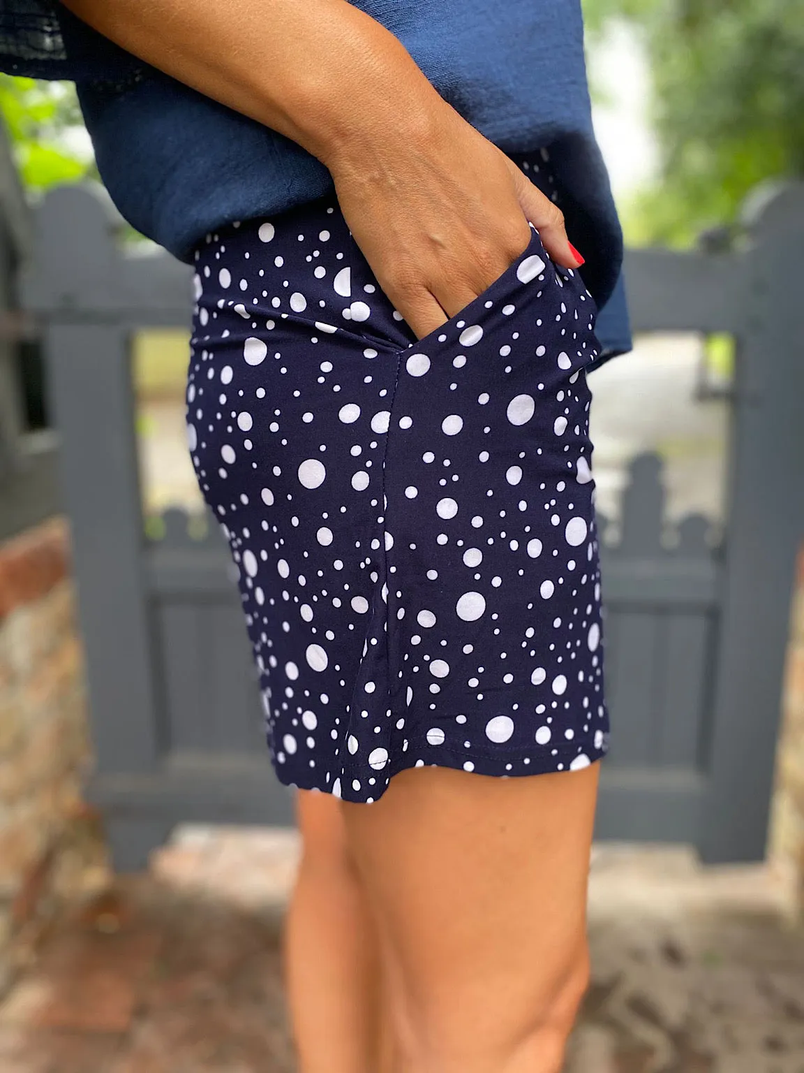 Spotty Soft Touch Shorts for Women - Molly