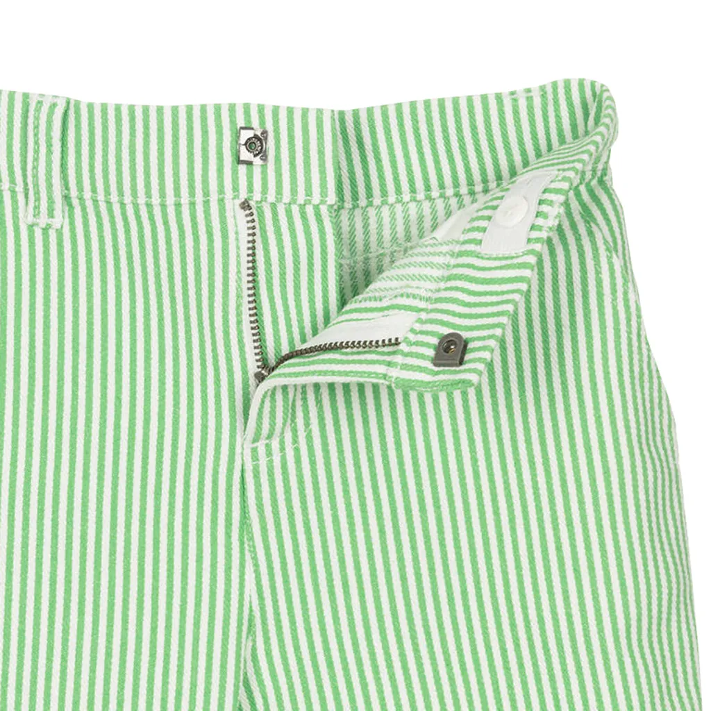 Stella McCartney Child Striped Shorts Sun Badge Green