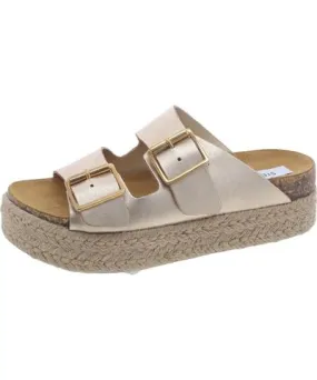 Steve Madden Annika Women's Leather Footbed Sandals